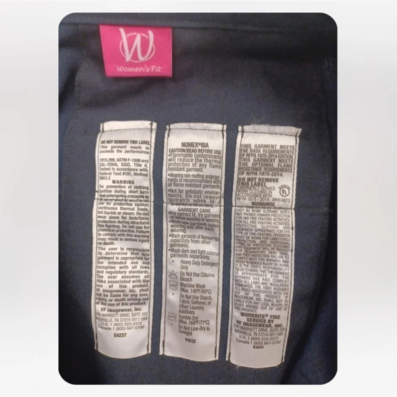 Workrite Flame Resistant  Blue Work Pants Size 20X - Picture 8 of 9